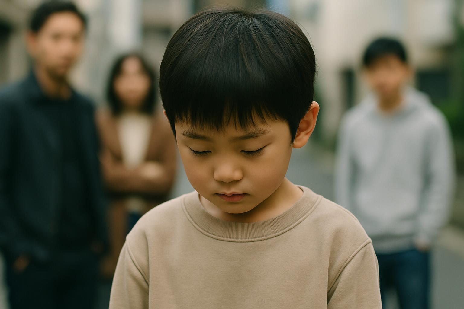 不登校に対する周囲の視線に悩む子どもの様子