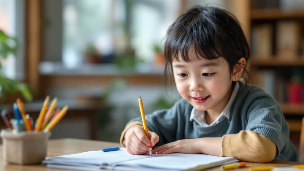 家庭での学習支援に取り組む不登校の子ども