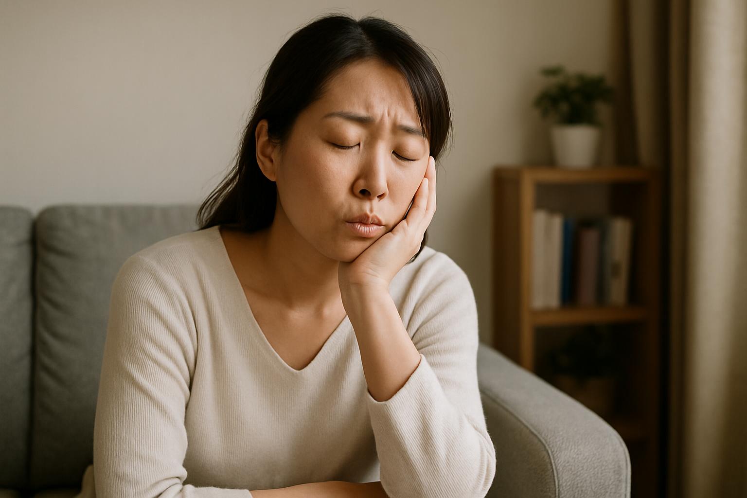 不登校の子どもを支える中で疲れを感じている親の様子