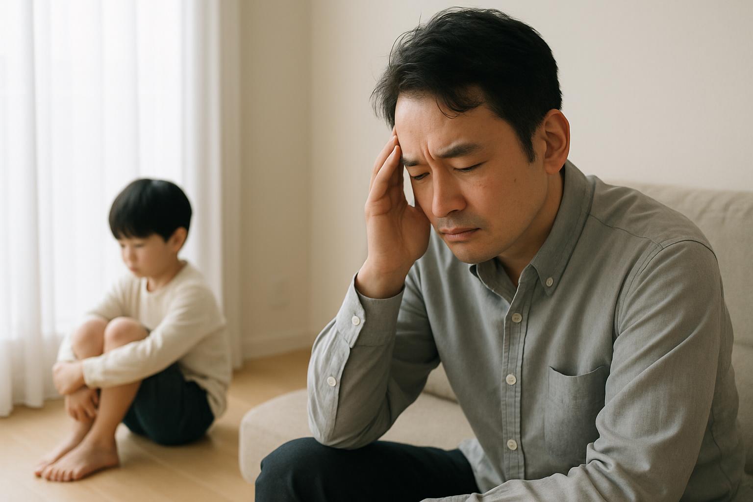 どう関わるべきか分からず迷う親の様子