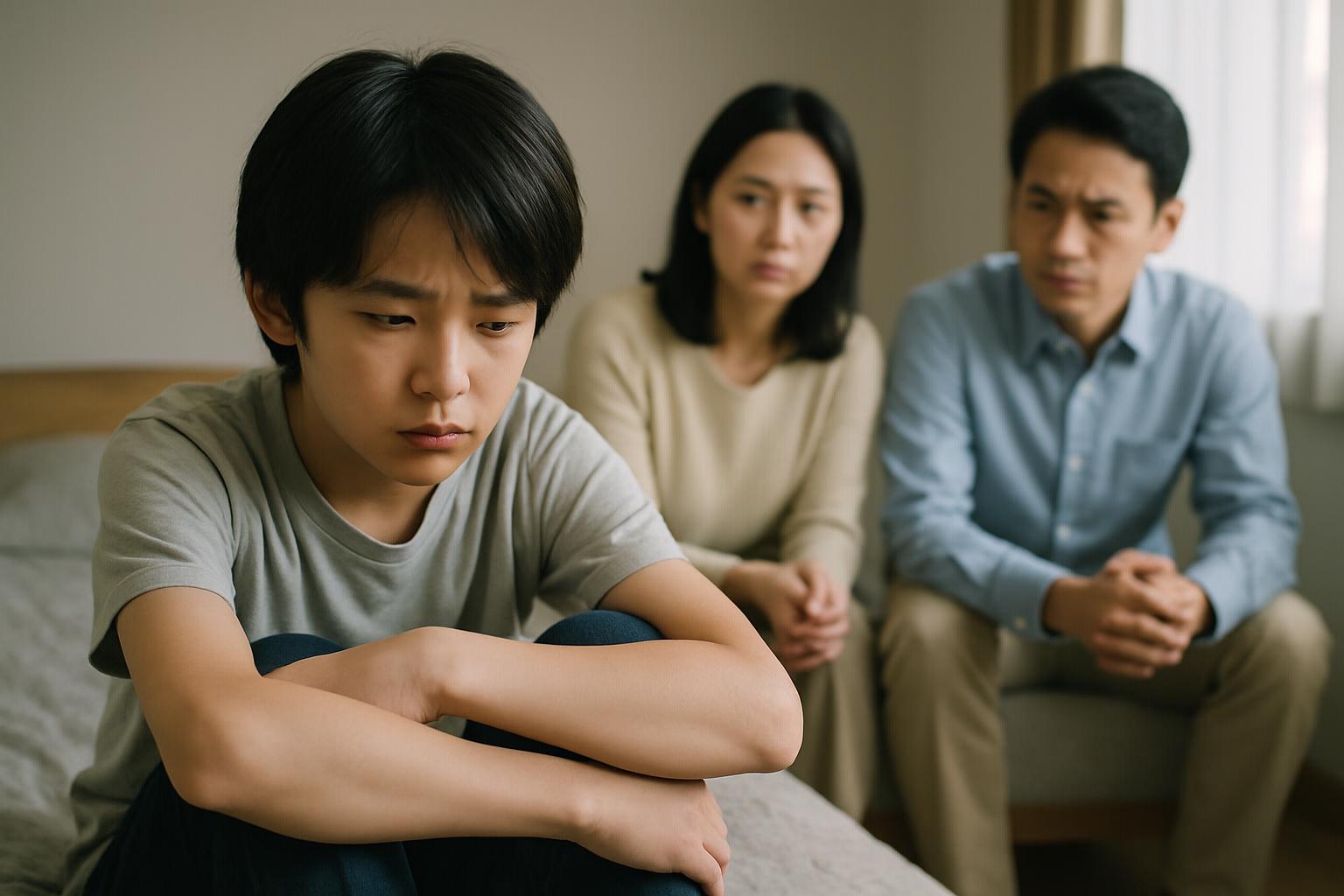 不登校の子どもを責めずにそっと見守る親の姿