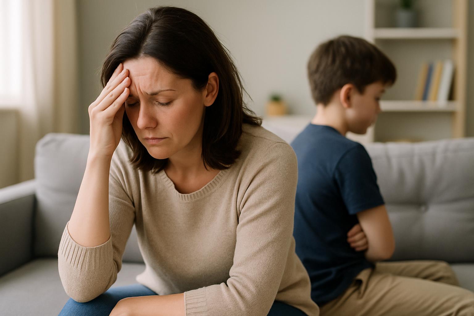 子どもの不登校に悩む母親