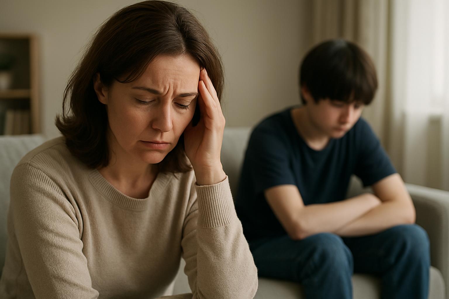 不登校の我が子にどのように接したらいいのか悩む母親